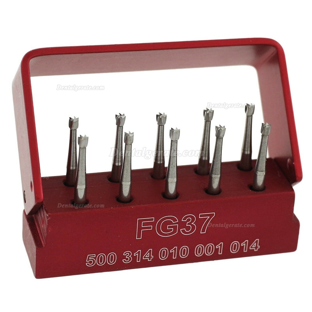 10 St&uuml;ck SBT FG 35 36 37 FG-Schaft Hartmetallbohrer Zahnmedizin 1.6mm Umgekehrter Kegel Zahnbohrer